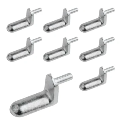 Imagen de Soporte de suelo 113301 apto como pieza repuesto para estantes Ikea BESTA BRIMNES BRUSALI estanterías 3 mm (8 unidades)