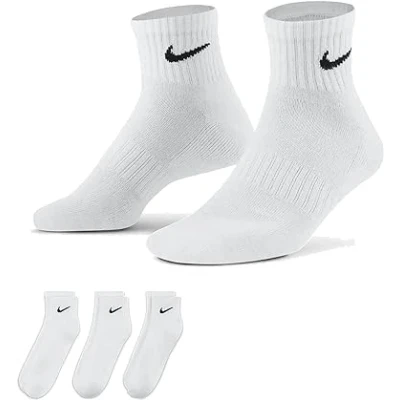 Imagen de Nike Cushioned Crew Socks Calcetines (3 unidades, 42 46, blanco/negro), color Blanco y negro,