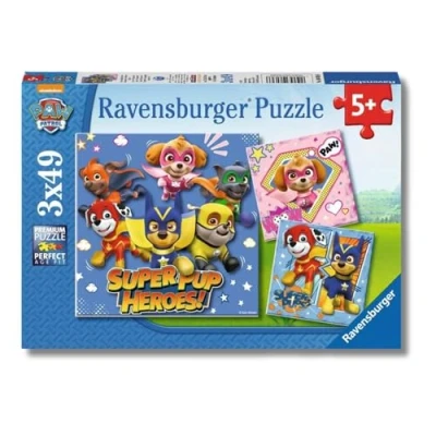 Imagen de Ravensburger Puzzle Paw Patrol D, Colección 3 x 49, de 49 Piezas, para Niños, Edad Recomendada 5+ Años