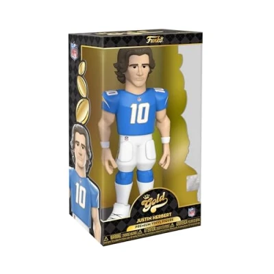 Imagen de Funko Gold 12&quot; NFL: Chargers Justin Herbert 1/6 de Probabilidades Obtener la RARA Variante Chase Figura Acción Vinilo Coleccionable Idea Regalo Cumpleaños Mercancia Oficial