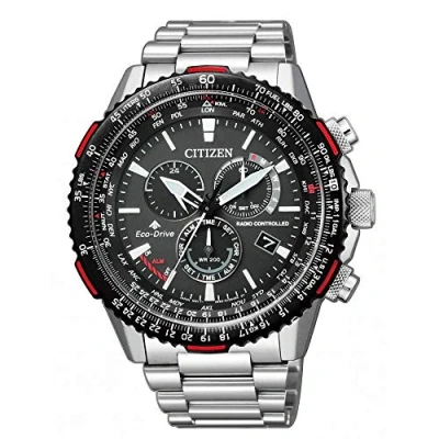 Imagen de Citizen Reloj Cronógrafo para de los Hombres Eco Drive con Correa en Acero Inoxidable CB5001 57E