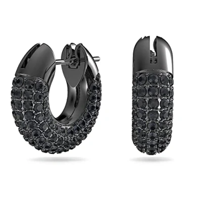 Imagen de Swarovski Dextera PAVÉ Pendientes, Mujer, Talla: One Size, Black