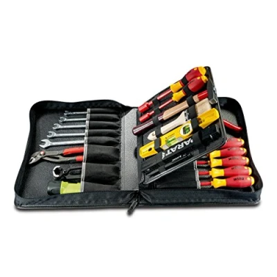 Imagen de Parat 5650.040 061 Estuche para herramientas (tamaño grande extraíble, compartimento central), color negro