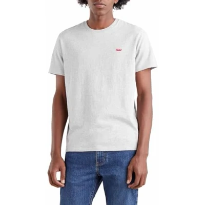 Imagen de Levi&#039;s Original Housemark TEE Camiseta básica, Hombre, Talla: XS, Light mist heather