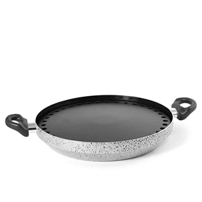 Imagen de HOME Salt Npepper Placa de aluminio con revestimiento antiadherente, redonda, 32 cm