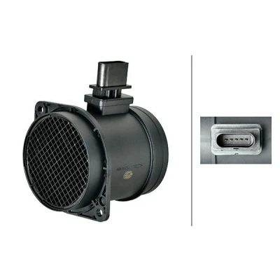 Imagen de HELLA 8ET 358 166 551 Medidor de masa aire VOLKSWAGEN: Passat B6 Berlina, Touareg I, Variant, AUDI: TT Coupé, Q7