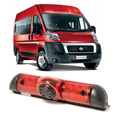 Imagen de HD cámara visión Trasera del Coche Nocturna Prueba Agua Tercer Techo la lámpara Freno luz Marcha atrás para Fiat Ducato X250/Peugeot Boxter III AVIS AVS325CPR/Citroen Jumper/Dodge