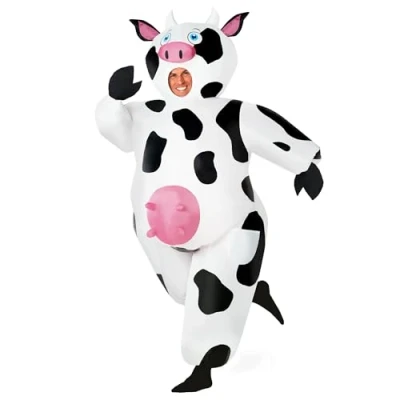 Imagen de Morph Disfraz Vaca Hinchable, Adulto,Disfraz Hinchable Adulto, Mujer, Disfraces Hinchables, Inflable Adulto Carnaval