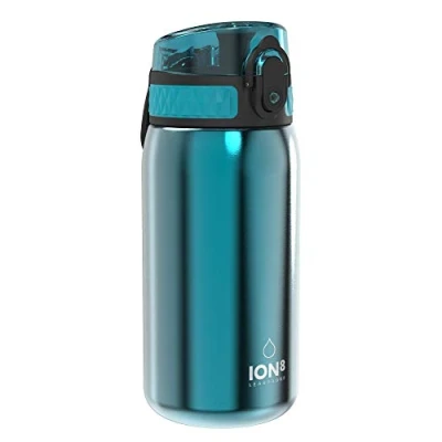 Imagen de Ion8 Sin Fugas Botella Agua Acero Inoxidable Niños, 400ml, Aqua