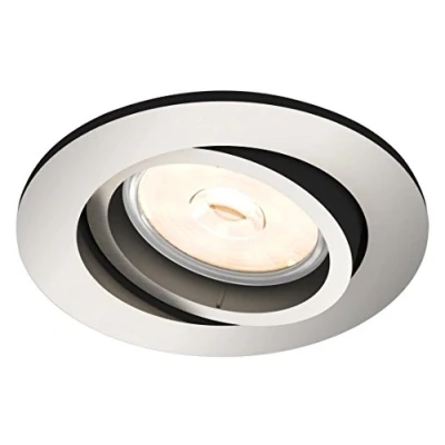 Imagen de Philips myLiving Donegal lámpara empotrable GU10, luz Blanca cálida, iluminación interior, 5.5 W, cromada mate