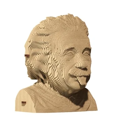 Imagen de Puzzle 3D Einstein de cartón reciclado