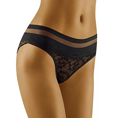 Imagen de WOLBar Braguita con Encaje para Mujeres WB404, Negro,M