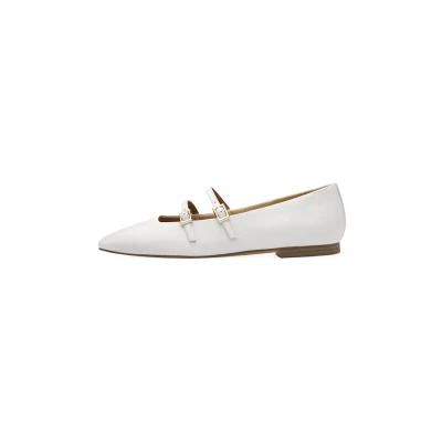 Imagen de Tamaris Bailarinas con hebilla, Mujer, Talla: 42, White Zapatos