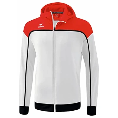 Imagen de Erima Change by Chaqueta de Entrenamiento con Capucha, blanco/rojo/negro, S para Hombre