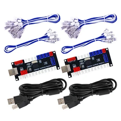 Imagen de SJ@JX Arcade Game Controller USB Encoder Zero Delay 2 Player to Joystick Button for PC MAME Raspberry Pi Retro