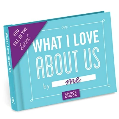 Imagen de Knock Diario con texto en inglés &quot;Fill in the love&quot; (4,5 x 3,25 pulgadas), color Love Us 4.5 3.25 inches