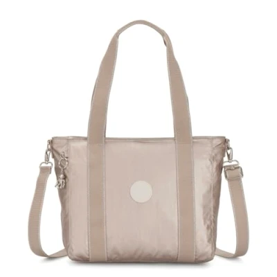 Imagen de Kipling Asseni S Bolso Pequeño, Totes, Metallic Glow (Plata)