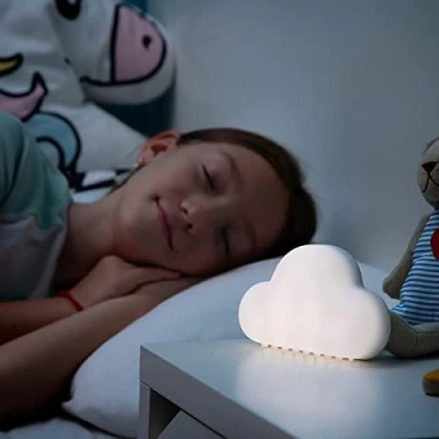 Imagen de InnovaGoods Lámpara LED Cloniny, Ilumina de Forma Flexible y Adaptable, con diseño Inteligente portátil, Ideal para el hogar la Oficina, Acrilonitrilo butadieno estireno, Blanco, Estandar