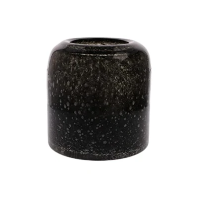 Imagen de Jarrón de Cristal Slate Black 16 cm