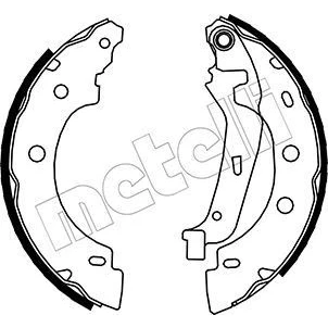 Imagen de Kit de zapatas METELLI 53 0355