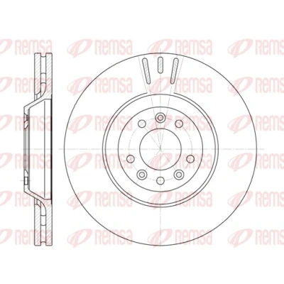 Imagen de REMSA 6691.10 Disco de freno Eje delantero 330, 330 30 5 ventilado PEUGEOT: 407 Berlina, SW, 607 CITROËN: C5 3, III Familiar