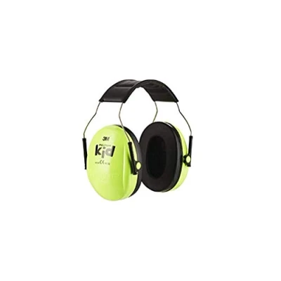 Imagen de 3M Peltor Orejeras para niños H510AK, verde neón, protección auditiva niños. Ajustables. Niveles de ruido: 87 98 dB (SNR: 27 bB), colegio, conciertos, festivales, fuegos artificiales, partidos