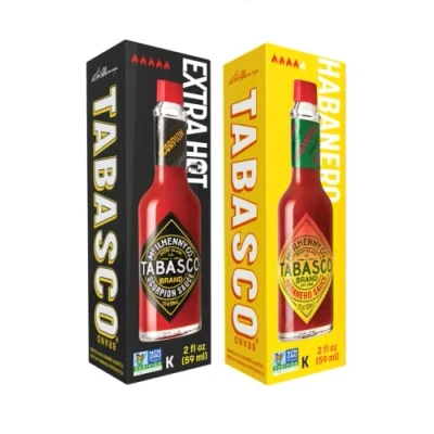 Imagen de TABASCO® Duo pack salsa Scorpion &amp; Habanero (2 * 60ml). La mejor para los más valientes y aventureros.