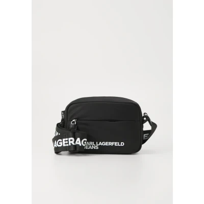 Imagen de KARL LAGERFELD JEANS Essential Nylon CB, Crossbody para Hombre, Negro, Medium