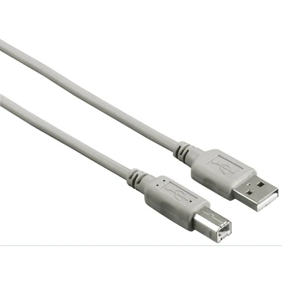Imagen de Cable USB B A Hama 00200900, 1.5 m, De B, 2.0, 480 MBit/s, Negro