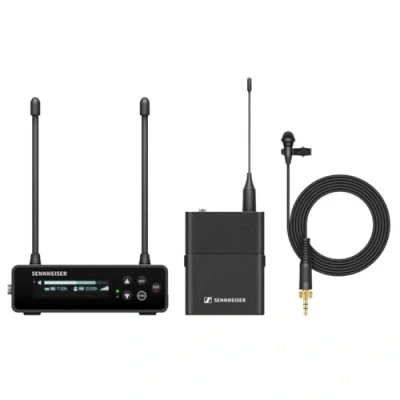 Imagen de Sennheiser EW DP ME2 Set (Q1 6) Sistema de micrófono inalámbrico Lavalier UHF Digital portátil omnidireccional Negro (700010)