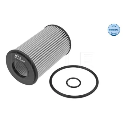 Imagen de MEYLE 16 14 322 0009 Filtro de aceite ORIGINAL Quality con junta Cartucho filtrante RENAULT: CLIO 2, Kangoo I, I Express
