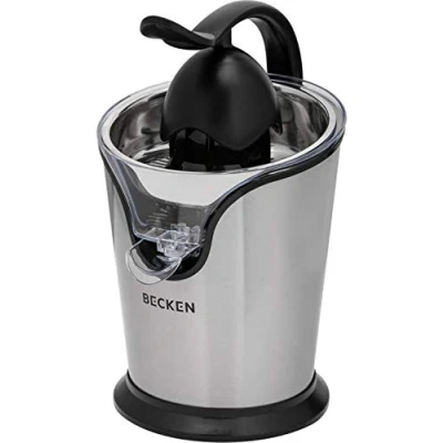 Imagen de Exprimidor Eléctrico Ideal para Jugos Naturales Potencia 100 W Filtro en Acero Inoxidable Sistema Antigoteo Fácil de Limpiar Becken