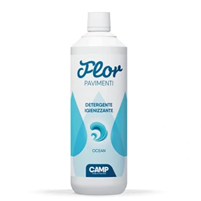 Imagen de CAMP FLOR OCEAN,Limpiador Detergente Universal Concentrado Higienizante Para Piso, agradable perfume de brisa marina, 1LT