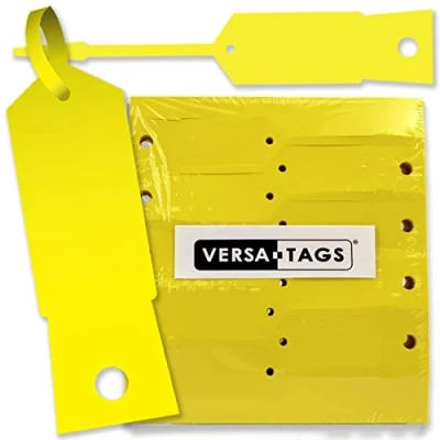 Imagen de Etiquetas con forma de flechas para llaves, autobloqueantes (1000 por paquete); tamaño: 11 x 1,9 cm.