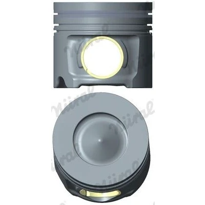 Imagen de NÜRAL 87 449700 40 Pistóns 84 con casquillo para cubo de perno, canal refrigeración, soporte segmento pistón, Biela trapecial
