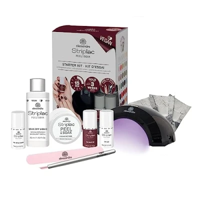 Imagen de Alessandro Striplac Peel Or Soak Starter Set 126 Velvet Red