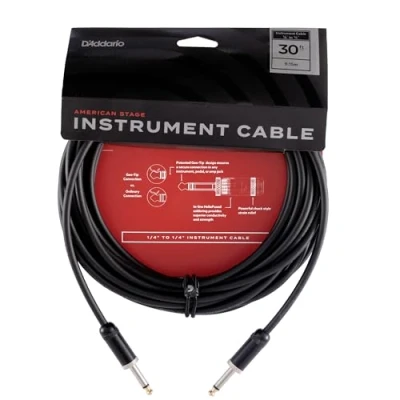 Imagen de Cable para instrumentos serie American Stage de Planet Waves, 30 pies (10 m).