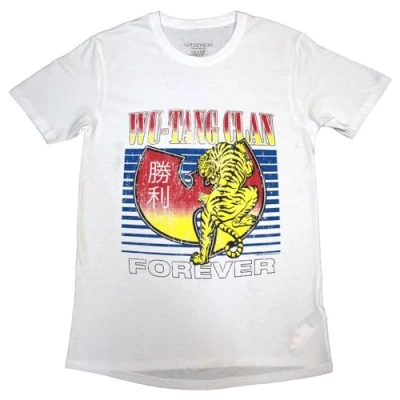 Imagen de Wu Tang Clan Tiger Camiseta, Blanco, Small