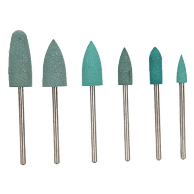 Imagen de Juego de Brocas para Uñas, 6 Piezas Pulidora Silicona Manicura, Accesorios Uñas Gel Acrílico(Conjunto 01)