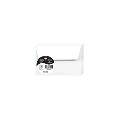 Imagen de Clairefontaine Pollen Sobres adhesivos (90 x 140 mm, 120 g, 20 unidades), color blanco