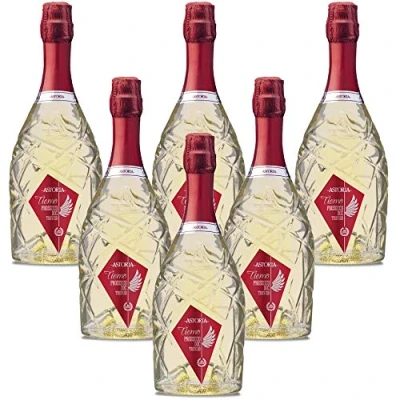 Imagen de Tiemo Prosecco Treviso DOC Brut Astoria Vino Espumoso Italiano (6 botellas 75 cl.)