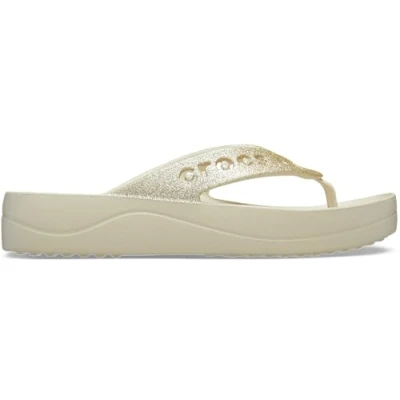 Imagen de Crocs Baya Platform Flip, Chanclas Mujer, Crema, 42 EU