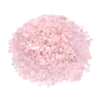 Imagen de Mini piedras de cuarzo rosa, 100 g, 4 7 mm diámetro, fuente vida Plus