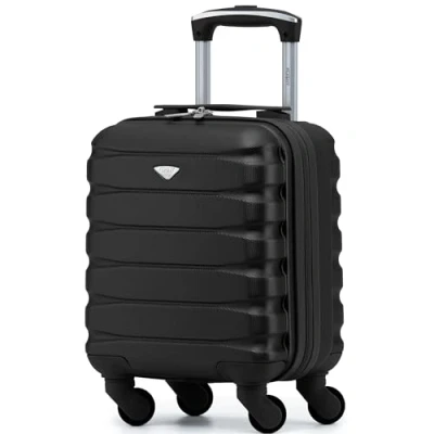 Imagen de Flight Knight Estuche Rigido De Abs Ligero 4 Ruedas Maletas Equipaje Mano Cabina Aprobado para Mas 100 Aerolineas, Incluido Easyjet Y Tamano Maximo Vueling Wizz Air 40x30x20cm