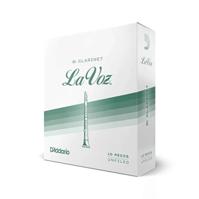 Imagen de Rico La Voz Medium Soft Strength Reeds for Bb Clarinet (Pack of 10)