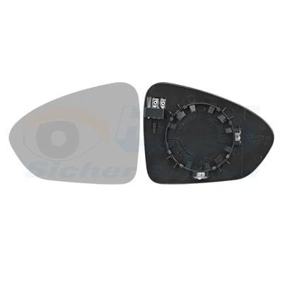 Imagen de VAN WEZEL 1717837 Cristal de Espejo izquierda FIAT: Tipo Berlina, Hatchback