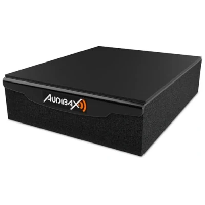 Imagen de Audibax PAD 5 Plus Soporte con Almohadilla de Aislamiento Acústico Densidad 4 a 8 Pulgadas Panel para Altavoces Estudio Evita Vibraciones Compatibilidad Universal