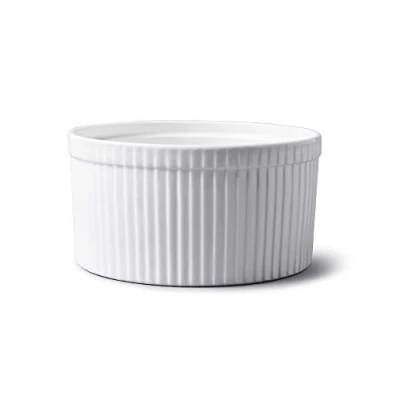 Imagen de WM Bartleet &amp; Sons Plato para soufflé, de porcelana, tradicional, profesional, color Blanco, 18 cm
