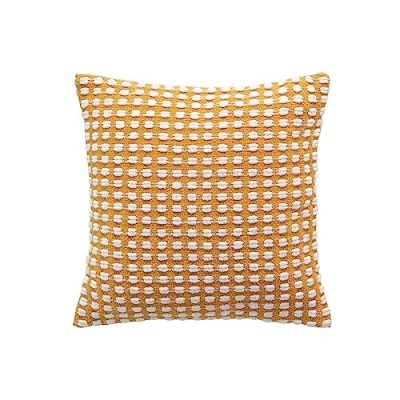 Imagen de Douceur d&#039;Intérieur Greta Funda de cojín, 40 x cm, Ocre, algodón, Hilo felpilla