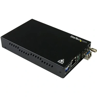 Imagen de Startech.com Conversor De Medios Ethernet Gigabit Cobre A Fibra Monomodo Lc 10km